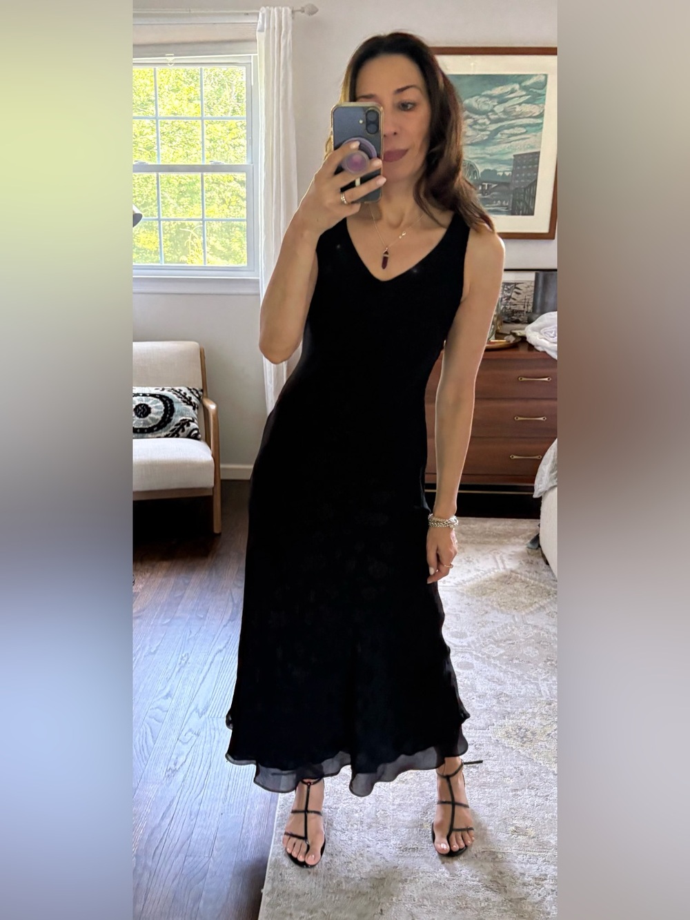 Ann Taylor Vintage Bias Maxi Dress